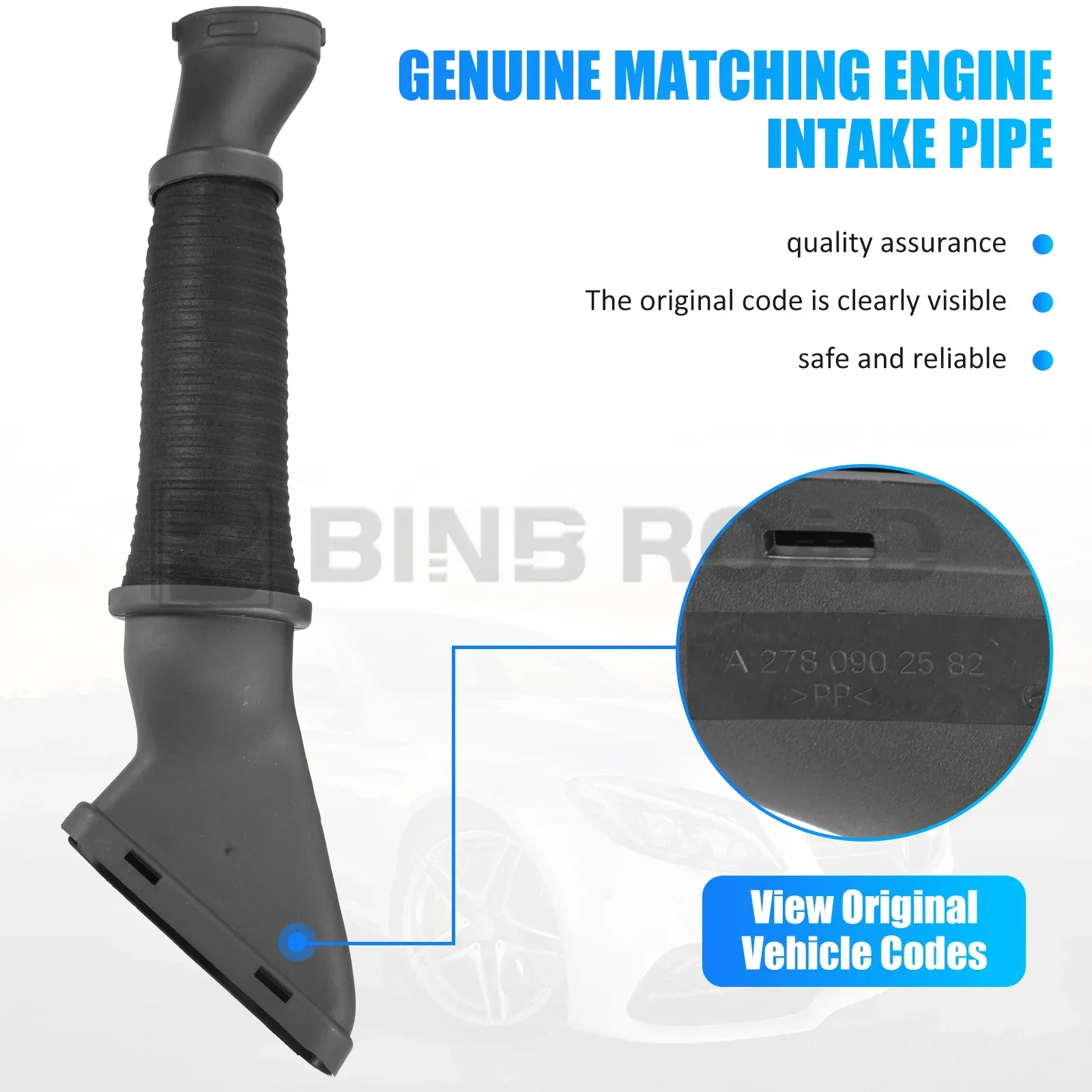 2780902482+2780902582 Air Intake Hose - Image 7