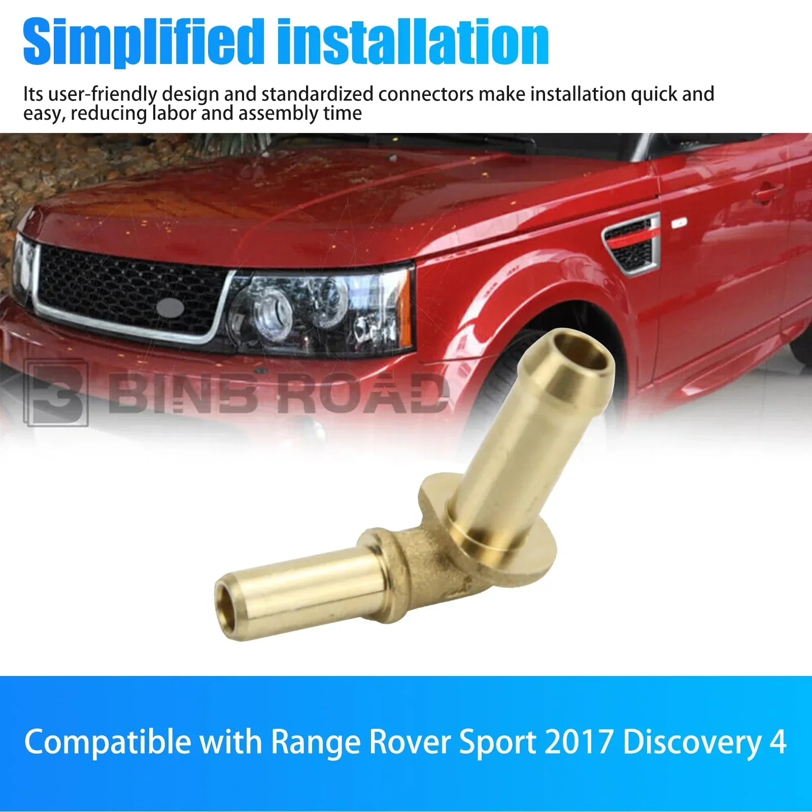 LR049990 Thermostat Water Outlet Hose Connector Kit - Image 4