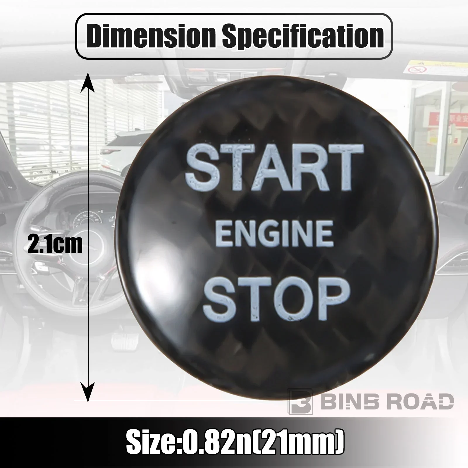 US Engine Start Stop Push Compatible with Land Rover Jaguar - Image 9